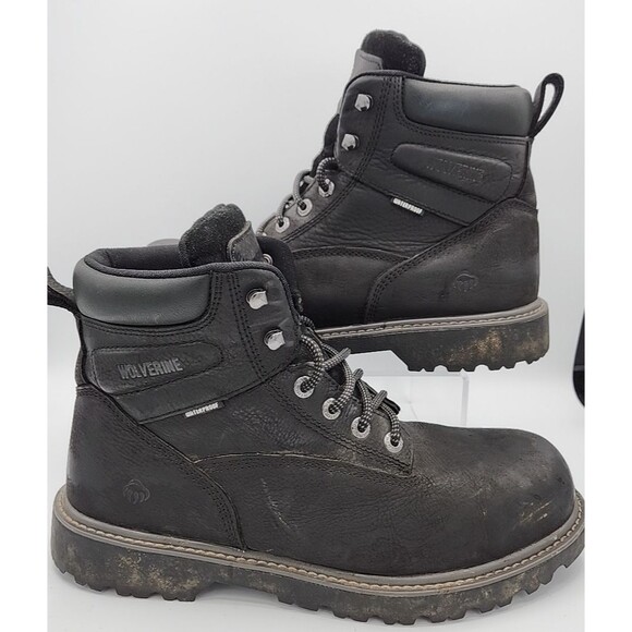 Wolverine W10694 Men's Iron Ridge WP Steel Toe Lace Up Work Boots Size 12 M - Picture 1 of 9